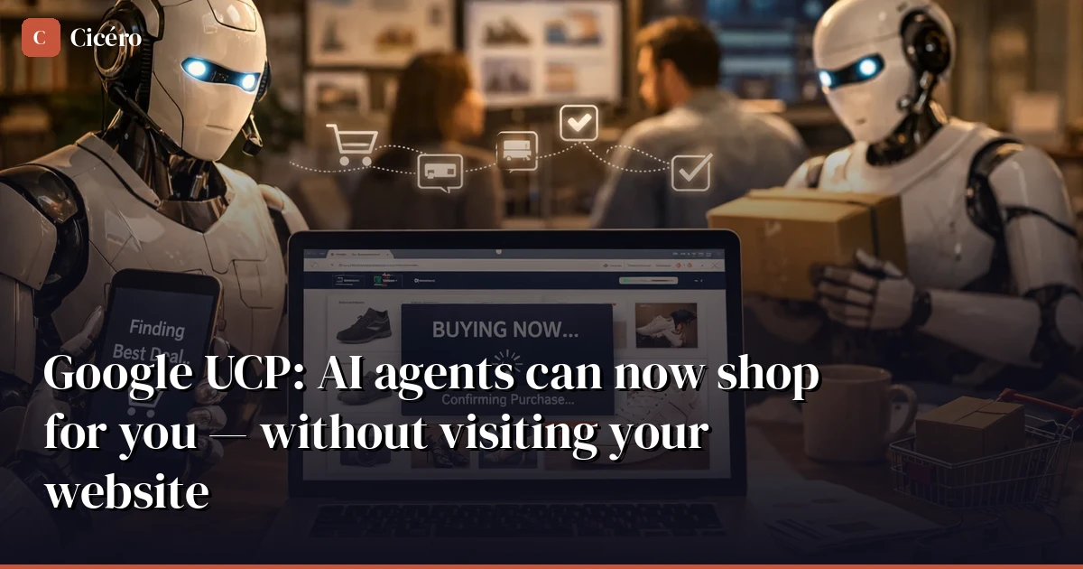 AI agent automatically filling an ecommerce cart via Google UCP protocol