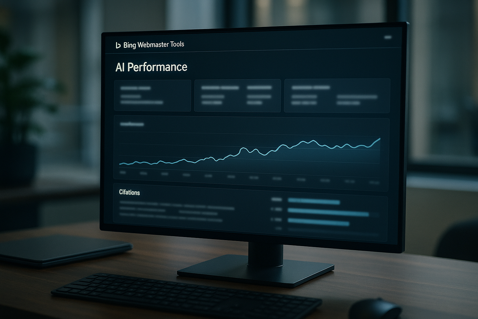 Bing Webmaster Tools AI Performance Dashboard grounding queries pages citées